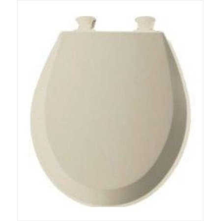 CHURCH SEAT Church Seat 500EC 146 14.375 in.W Lift-Off Round Closed Front Toilet Seat in Almond 500EC 146